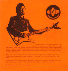 John Entwistle - RotoSound Strings - 1981 UK