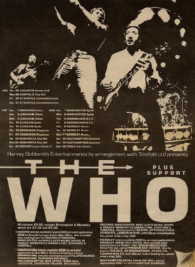 The Who - Who Tour - 1981 UK
