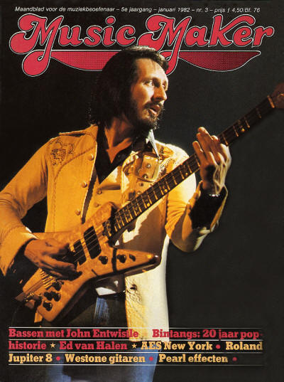 John Entwistle - Holland - Music Maker - January, 1982 