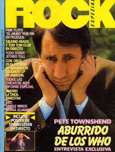 Pete Townshend - Spain - Rock - September, 1982