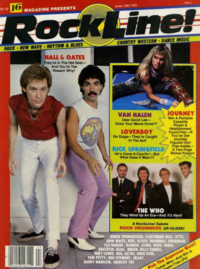 The Who - USA - Rock Line - Winter 1982/1983