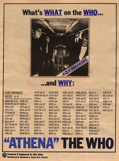 The Who - Athena - 1982 USA