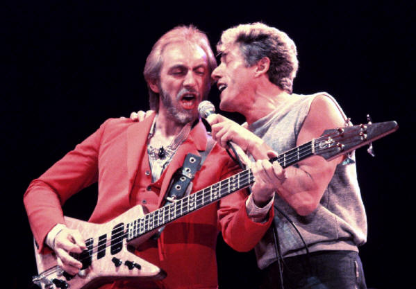 John Entwistle & Roger Daltrey - The Who Tour 1982