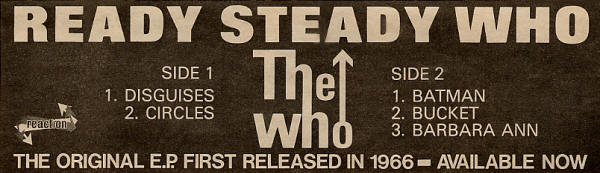 The Who - Ready Steady Who - 1983 UK