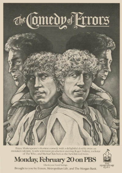 Roger Daltrey - Comedy Of Errors - 1984 USA Ad