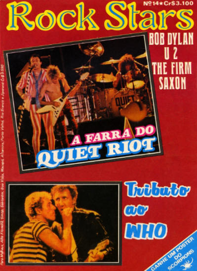 The Who - Brazil - Rock Stars - December, 1984 