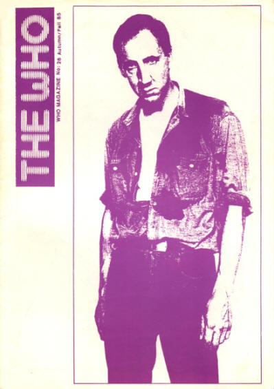 The Who - UK - The Who Magazine #26 - Autumn/Fall, 1985 