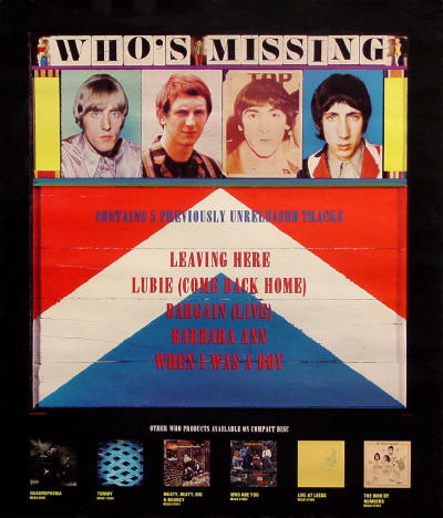 The Who - Who's Missing - 1985 USA (Promo)