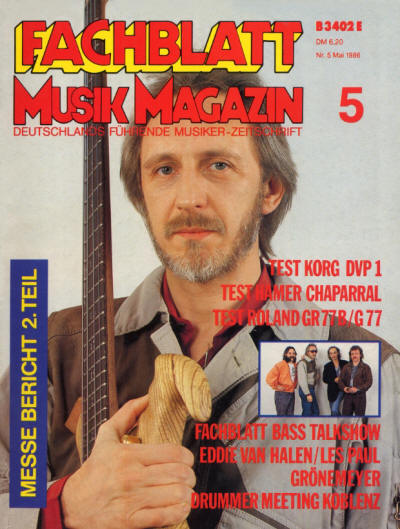 John Entwistle - Germany - Fachblatt Musik Magazin - May, 1986
