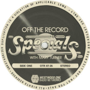 Roger Daltrey: Off The Record - August 24, 1987 - Radio Show LP