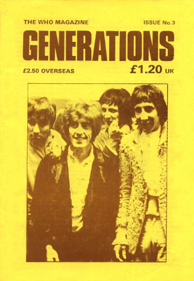 The Who - UK - Generations 3 - December, 1989