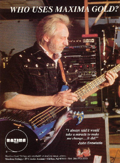 John Entwistle - Maxima Gold - 1989 USA