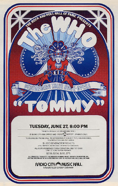 The Who - Tommy at Radio City - June 27, 1989 USA