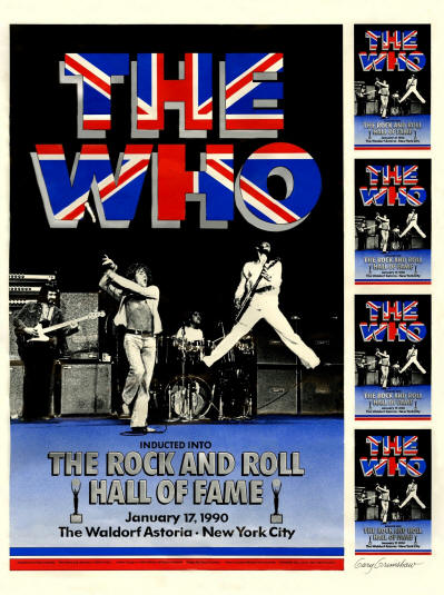 The Who - "The Rock & Roll Hall Of Fame"- 1990 USA (Promo - Uncut)