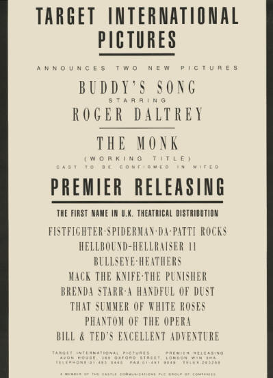 Roger Daltrey - Buddy's Song - 1991 UK