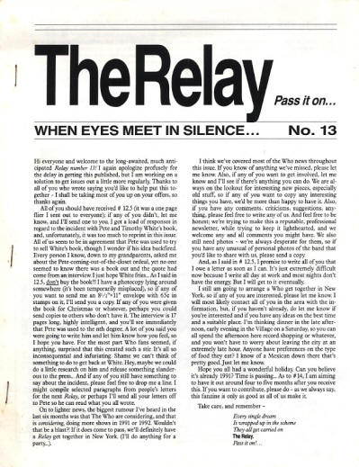 The Who - USA - The Relay - January, 1991