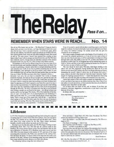 The Who - USA - The Relay - January, 1992