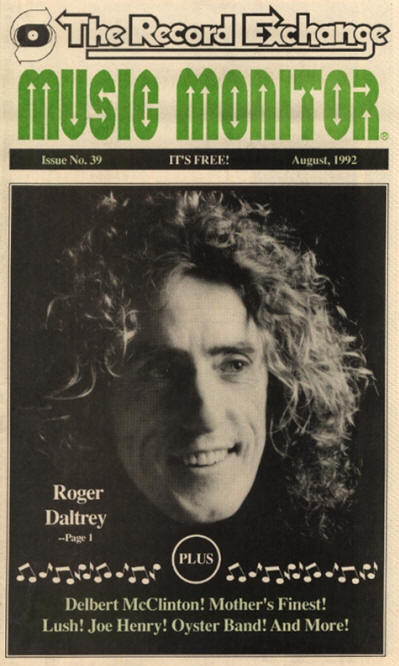 Roger Daltrey - USA - The Record Exchange - August, 1992