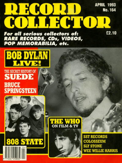 Pete Townshend - UK - Record Collector - April, 1993