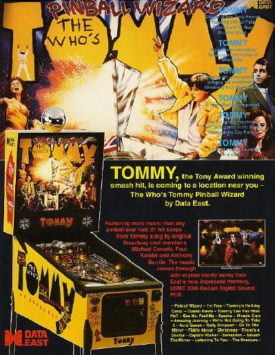 The Who - Tommy (Pinball Machine) - 1994 USA