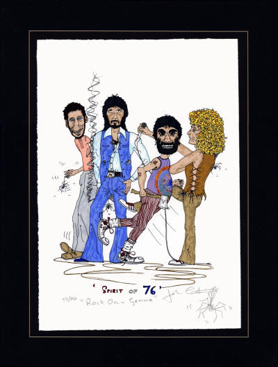 John Entwistle - Sprit Of '76 - 1996 - USA (Autographed Limited Edition Art)