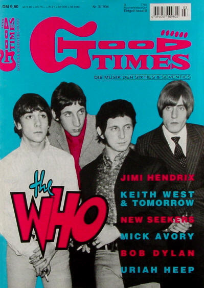 The Who - Germany - Good Times - August, 1996 