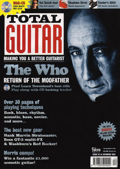 The Who - UK - Total Guitar - December, 1996 