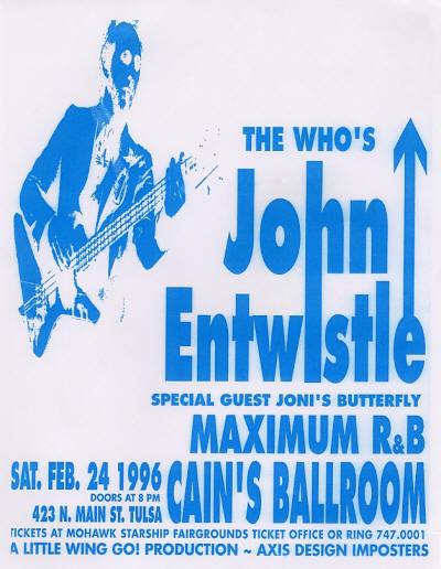 John Entwistle - Cain's Ballroom (John Entwistle) - 1996 USA