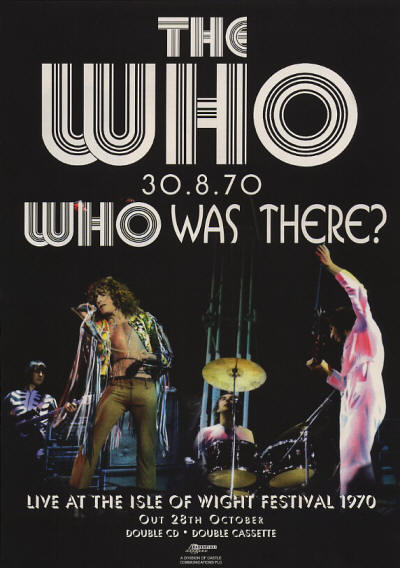 The Who - Live At The Isle Of Wight Festival 1970 - 1996 UK