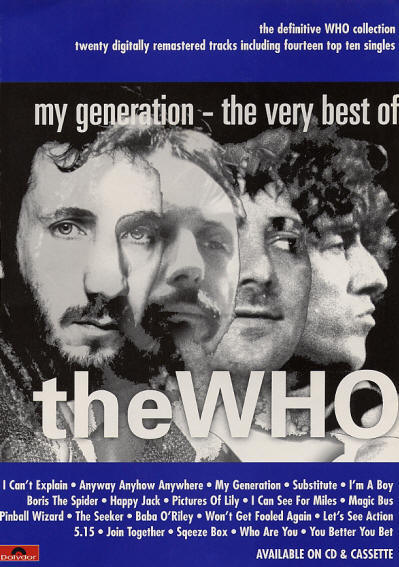 The Who - My Generation: The Very Best Of The Who - 1996 UK