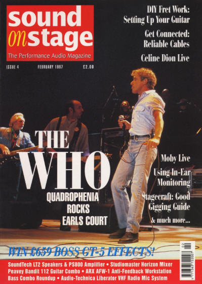 The Who - UK - Sound On Stage - February, 1997 