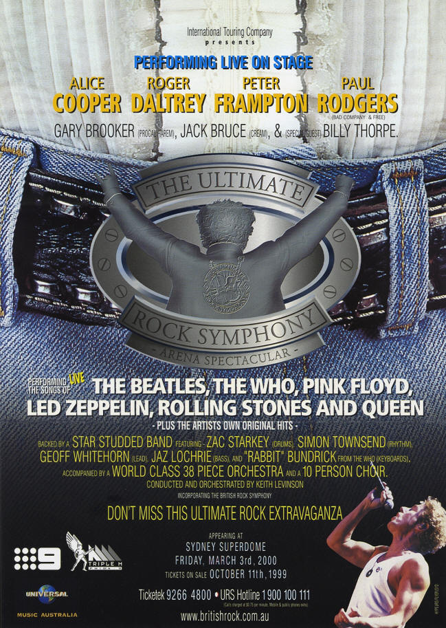 Roger Daltrey - British Rock Symphony - 1998 USA