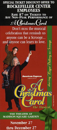 Roger Daltrey - A Christmas Carol - 1998 USA