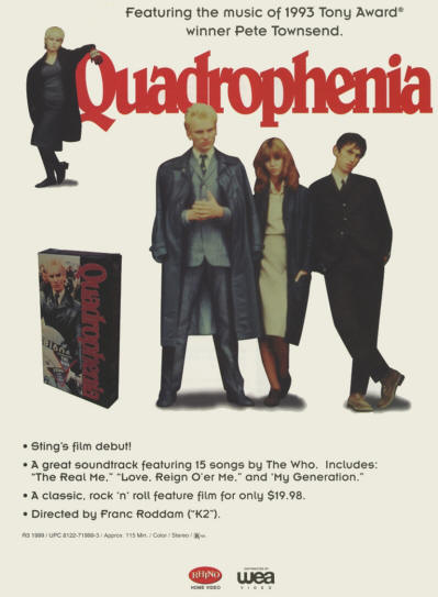 The Who - Quadrophenia - 1999 USA Ad