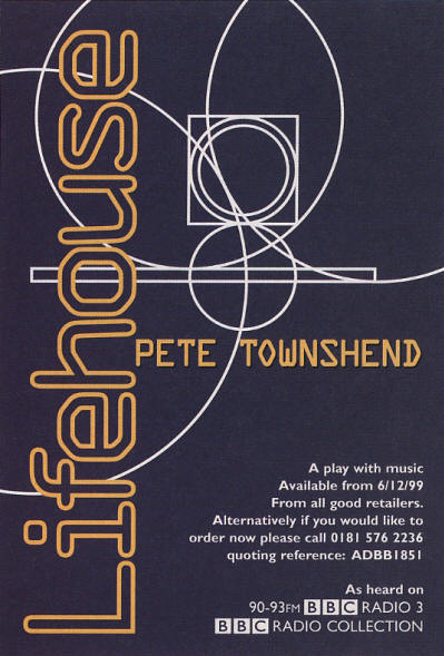 Pete Townshend - Lifehouse BBC - 1999 UK