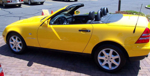 1999 Mercedes-Benz SLK230 Yellow