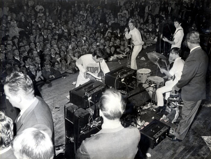 The Who On Stage at KB Hallen - September 25, 1965 (Photo by Erik Petersen)