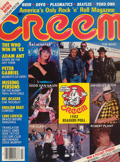 The Who - USA - Creem - March, 1983