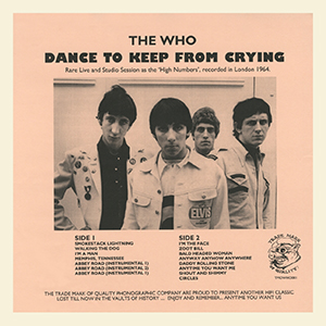 The Who - Dance To Keep From Crying - 2014 EU LP