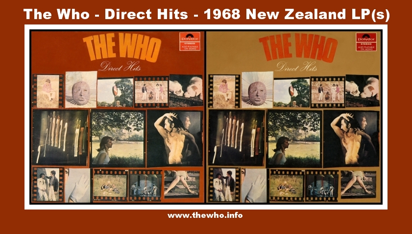 The Who - Direct Hits - 1968 New Zealand LP