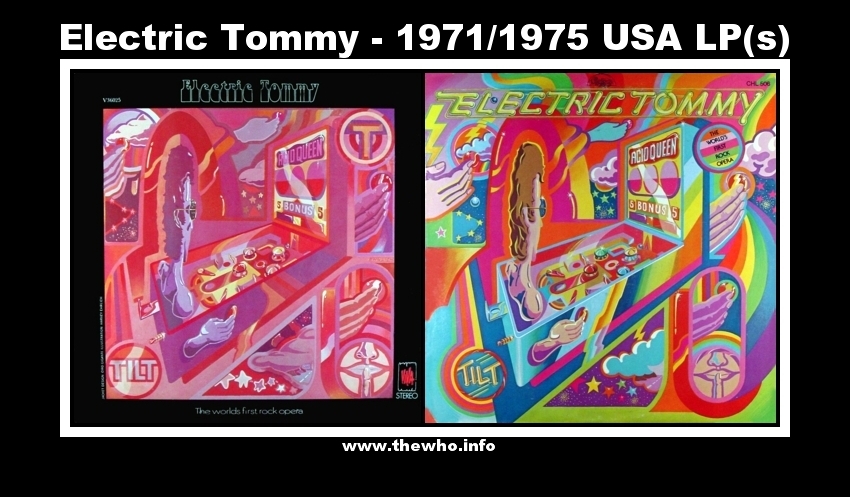 Electric Tommy - 1971/1975 USA LP(s)