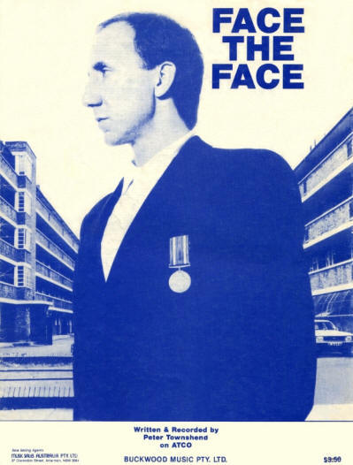 Pete Townshend - Australia - Face The Face - 1985