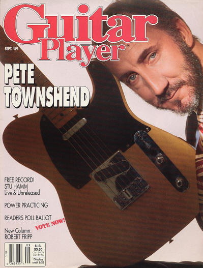 Pete Townshend - USA - Guitar Player - September, 1989