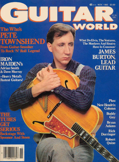Pete Townshend - UK - Guitar World - November, 1983