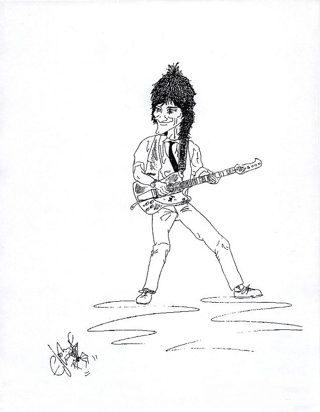 John Entwistle Art - Ron Wood 2