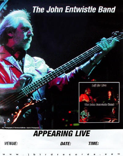 John Entwistle Band - 2000 USA (Venue Promo)