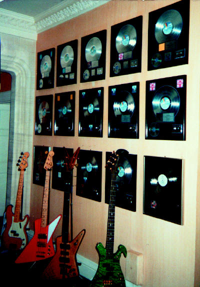 John Entwistle - Record awards and bass guitars