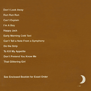 The Who - Jai Baba For Pete's Sake - LP (Splatter Wax Version) (Back Cover)