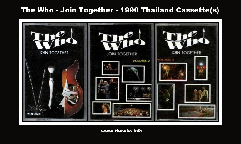 The Who - Join Together - 1990 Thailand Cassette