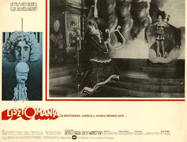 Roger Daltrey - Lisztomania - 1975 Mexico Lobby Card